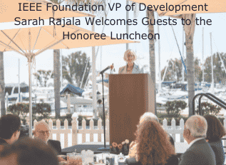 IEEE Foundation VP of Development Sarah Rajala