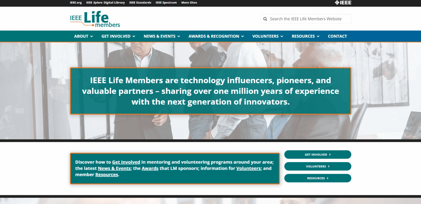 Life Members Homepage