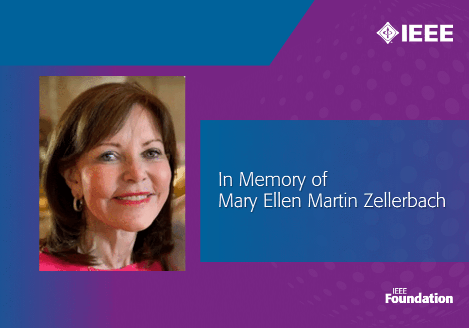In memory of Mary Ellen